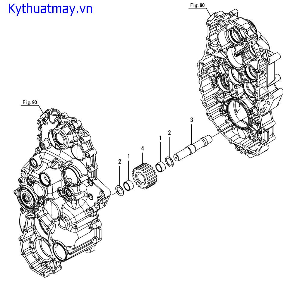 Trục truyền động quay số 5